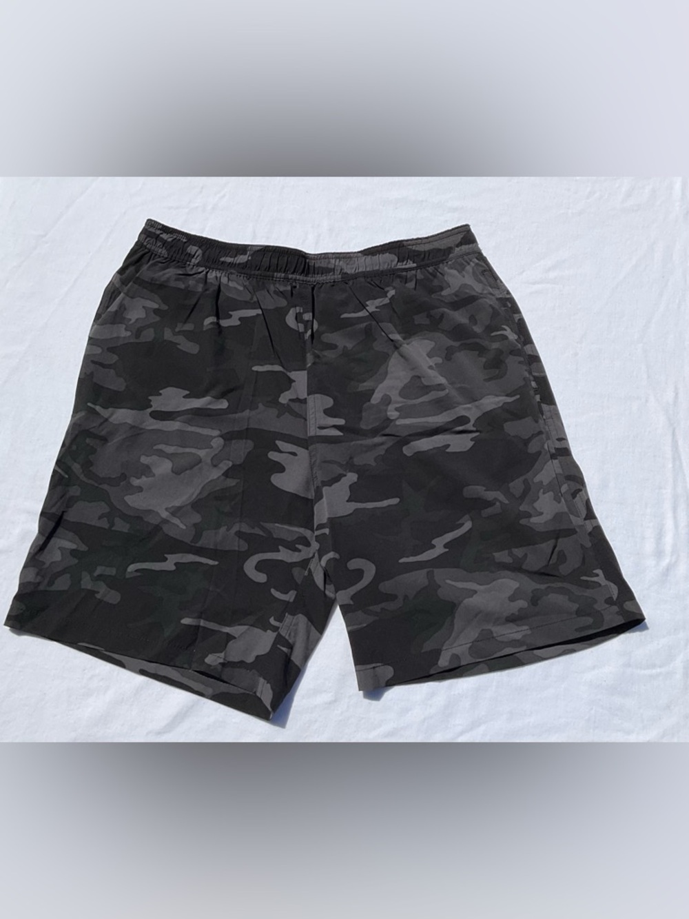 Kirkland Signature Black & Gray Camo Performance Shorts